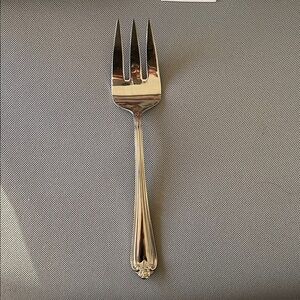 Reed & Barton ROSELAND Silver Serving Fork  meat fork